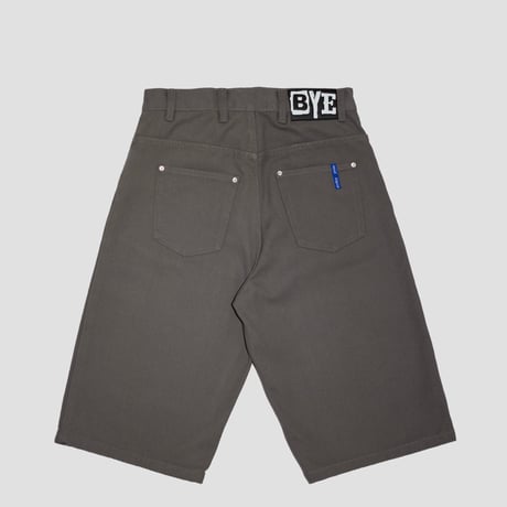 BYE JEREMY CANVAS SHORTS GREY