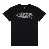 THRASHER x ANTI HERO MAG BANNER TEE BLACK