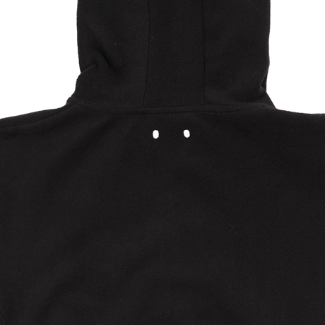 OCTAGON NINJA ZIP HOODED SWEATSHIRT BLACK