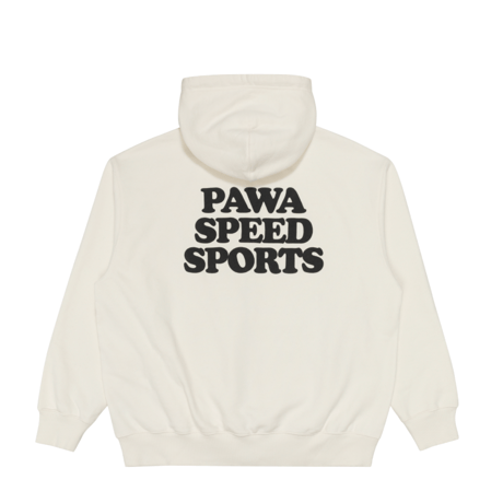PAWA SPEED SPORTS DOGGO ZIP HOODIE CREAM
