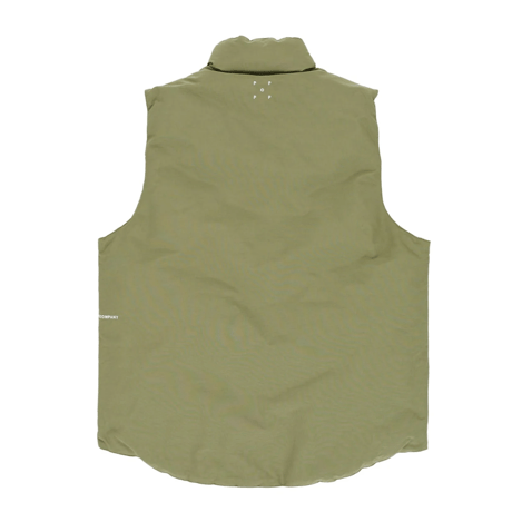 POP TRADING COMPANY QUILTED VEST FOUR LEAF CLOVER/WEEPING WILLOW