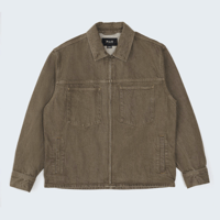 PWA DENIM ZIP-UP JKT KHAKI