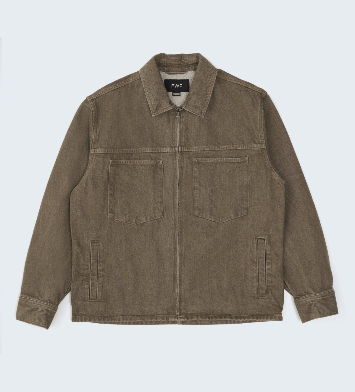 ジャケット・アウター PWA DENIM ZIP-UP JKT [KHAKI] PWA DENIM ZIP-UP JKT KHAKI | LAUG