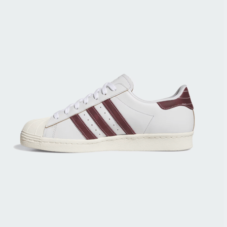 ADIDAS SUPERSTAR 80 ADV CRYSTAL WHITE / SHADOW RED