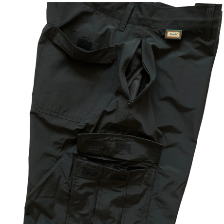 RWCHE SESSION CARGO NYLON PANTS BLACK