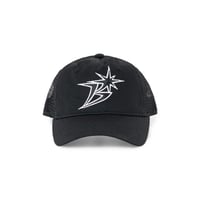 BOTT B LOGO MESH BACK 5PANEL CAP BLACK