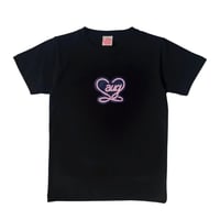 LAUG LOVE LAUG BABY TEE BLACK