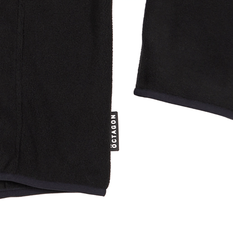 OCTAGON NINJA ZIP HOODED SWEATSHIRT BLACK