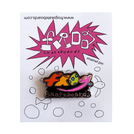 FROG DINO LOGO PIN (MULTI)
