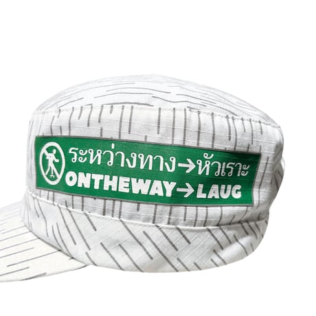LAUG*ONTHEWAY WORK CAP WHITE