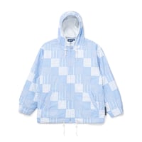 BOTT PATCHWORK CHECK JACKET BLUE