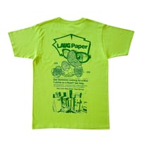 LAUG*ENTRIPPAPER TEE GREEN