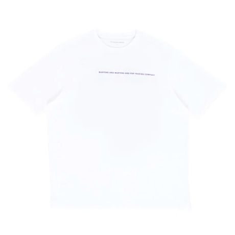 POP TRADING COMPANY MARTENS T-SHIRT WHITE