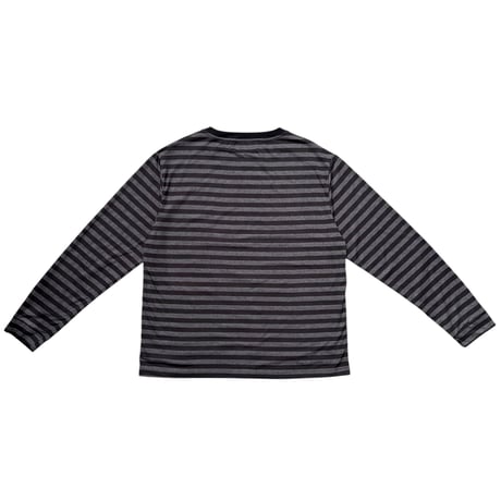 RERUN STRIPED LONG SLEEVE BLACK