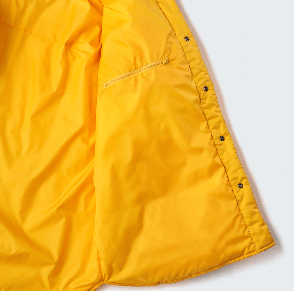 PWA QUILTED PUFFY SHIRT YELLOW | LAUG
