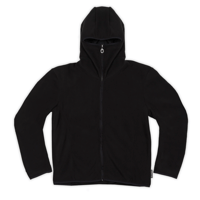 OCTAGON NINJA ZIP HOODED SWEATSHIRT BLACK