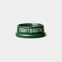 TIGHTBOOTH POTTERY DOG BOWL DEEP GREEN