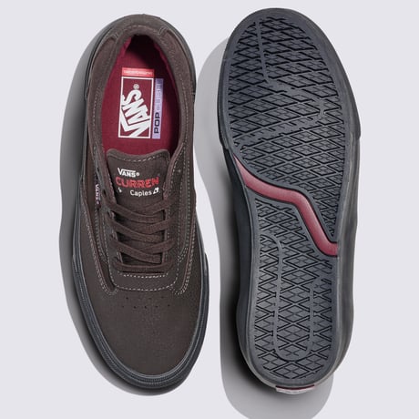 VANS SKATE CURREN CAPELES DARK BROWN