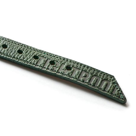 TIGHTBOOTH LEATHER DOG COLLAR DEEP GREEN
