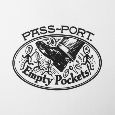 PASS~PORT EMPTY POCKETS TEE - WHITE