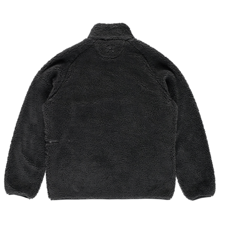 POP TRADING COMPANY ARCH HALFZIP FLEECE SWEAT CHARCOAL
