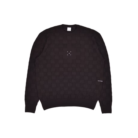 POP TRADING COMPANY CHECKED PANEL KNIT DELICIOSO