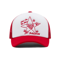 PASSION TARGET PRACTICE TRUCKER RED