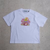 FUNGUYS BABY TEE SMILE LIKE A FLOWER #2 WHITE