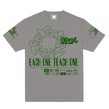 SLINKY EACH ONE TEACH ONE TEE GREY