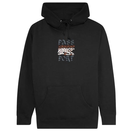PASSPORT ANTLER HOODIE - BLACK