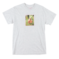 BRITNEY SPEARS X WELCOME DAISIES PUFF PRINT TEE HEATHER