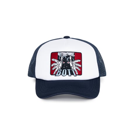 BOTT THE HANDS MESH-BACK TRUCKER CAP NAVY