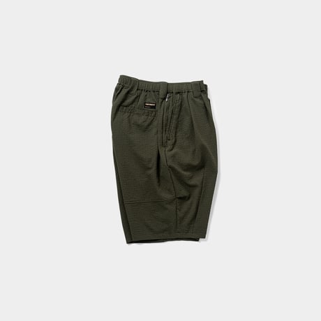 TIGHTBOOTH SEERSUCKER BIG SHORTS BLACK
