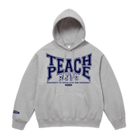 SLINKY TEACH PEACE HOODIE GREY