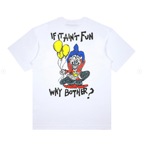 FUNGUYS WHY BOTHER TEE WHITE