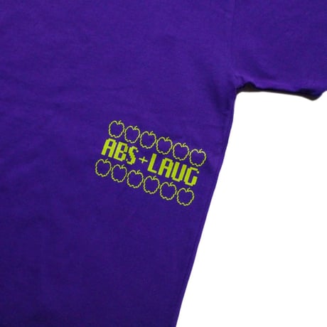 LAUG*APPLE BUTTER STORE DEGITAL TEE PURPLE