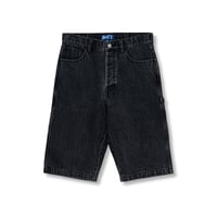 BoTT DENIM PAINTER SHORTS WASHED BLACK