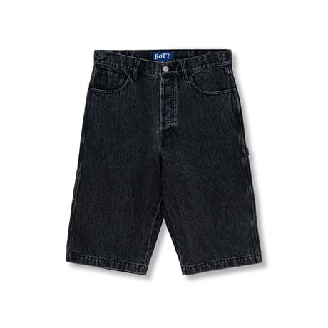 BoTT DENIM PAINTER SHORTS WASHED BLACK
