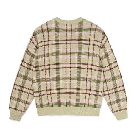 BOTT CHECKED KNIT NATURAL