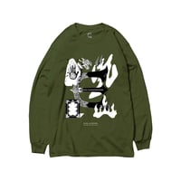 EVISEN SHADOW BOY LOGO LS ARMY GREEN