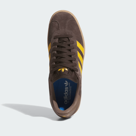 ADIDAS GAZELLE ADV DARK BROWN/PRELOVED YELLOW