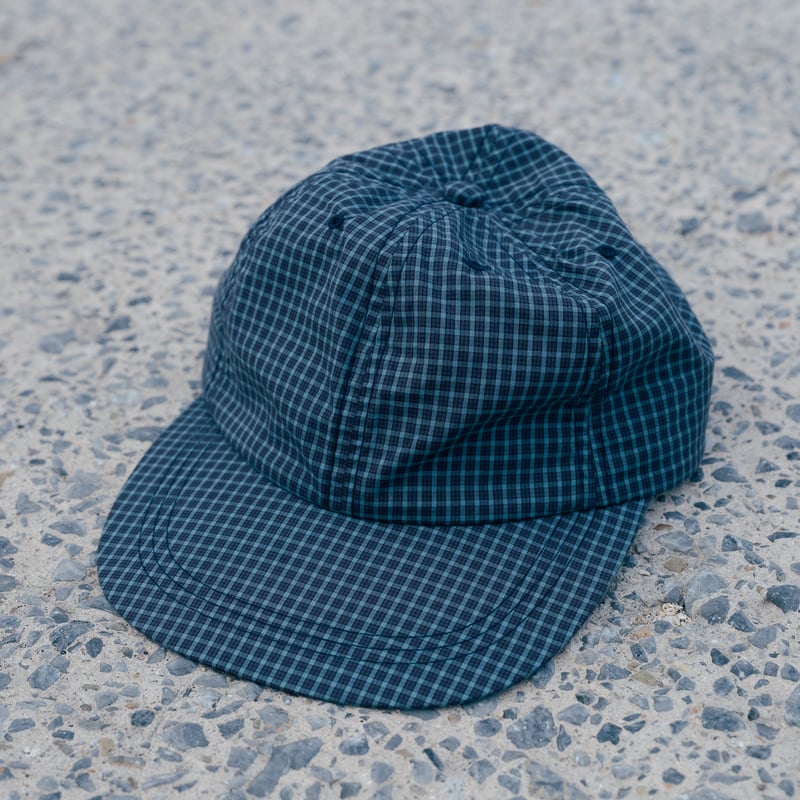 帽子 LAUG PLAID ORGANIC COTTON CAP (BLUE) LAUG PLAID ORGANIC COTTON CAP (BLUE) | LAUG