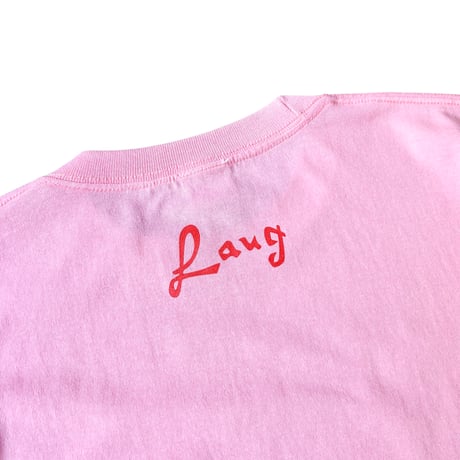 LAUG FLOWER TEE PINK