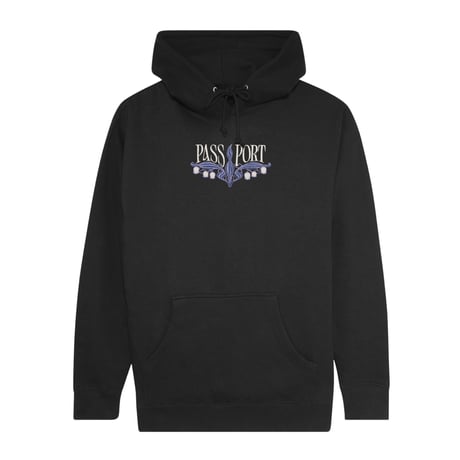 PASS~PORT LILY OF THE VALLEY HOODIE - BLACK