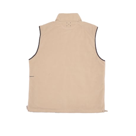 POP TRADING COMPANY REVERSIBLE SAFARI VEST DELICIOSO/WHITE PEPPER