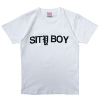 LAUG S*ITY BOY BABY TEE WHITE