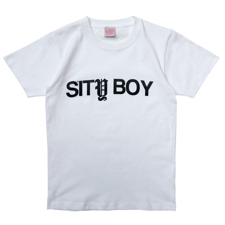 LAUG S*ITY BOY BABY TEE WHITE