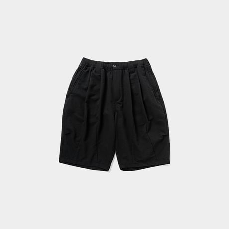 TIGHTBOOTH SEERSUCKER BIG SHORTS BLACK