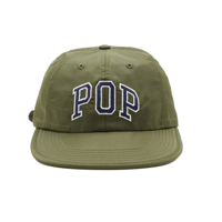 POP TRADING COMPANY ARCH SIXPANEL HAT OLIVE