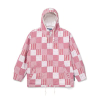 BOTT PATCHWORK CHECK JACKET RED